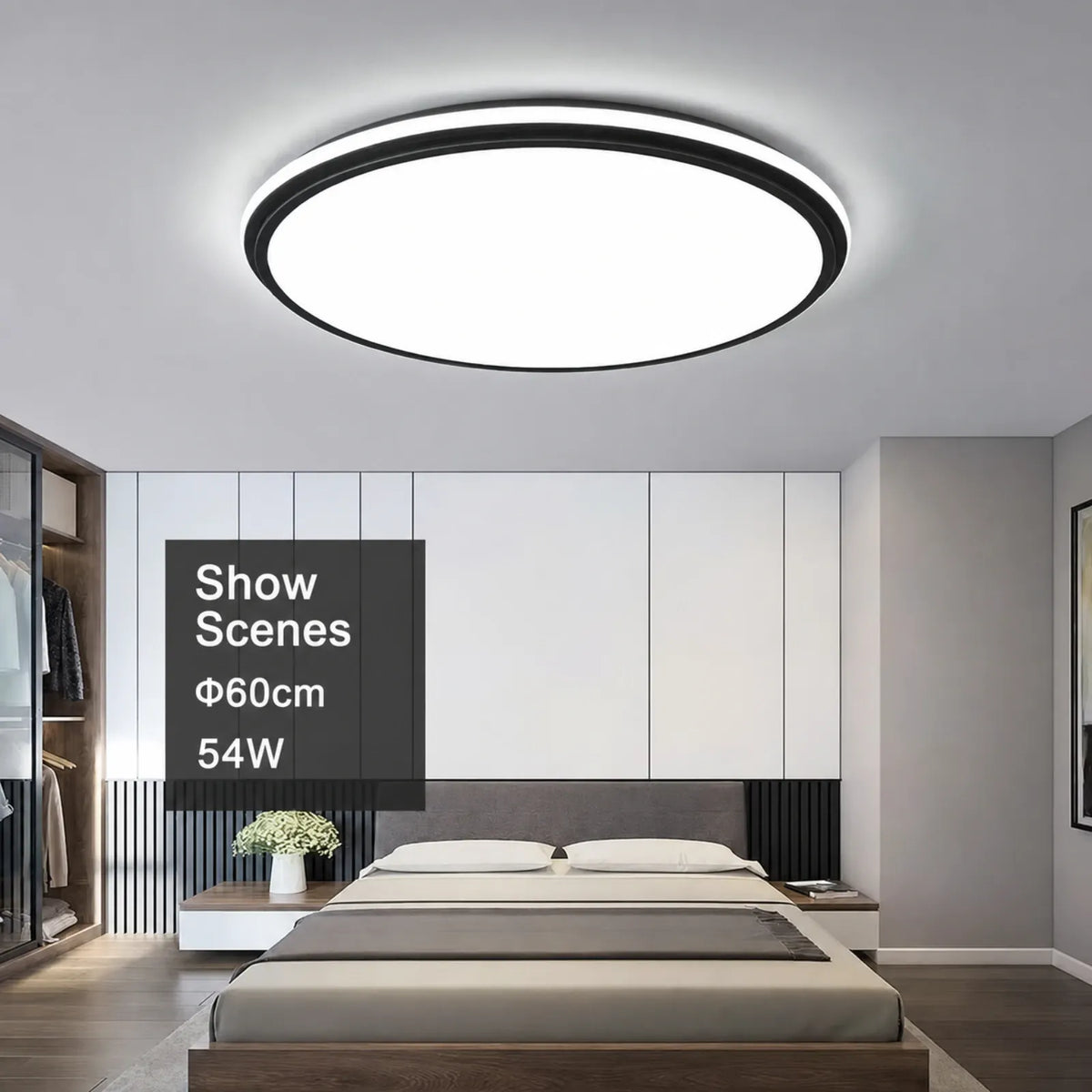 Halo-Rim Round Ceiling Light