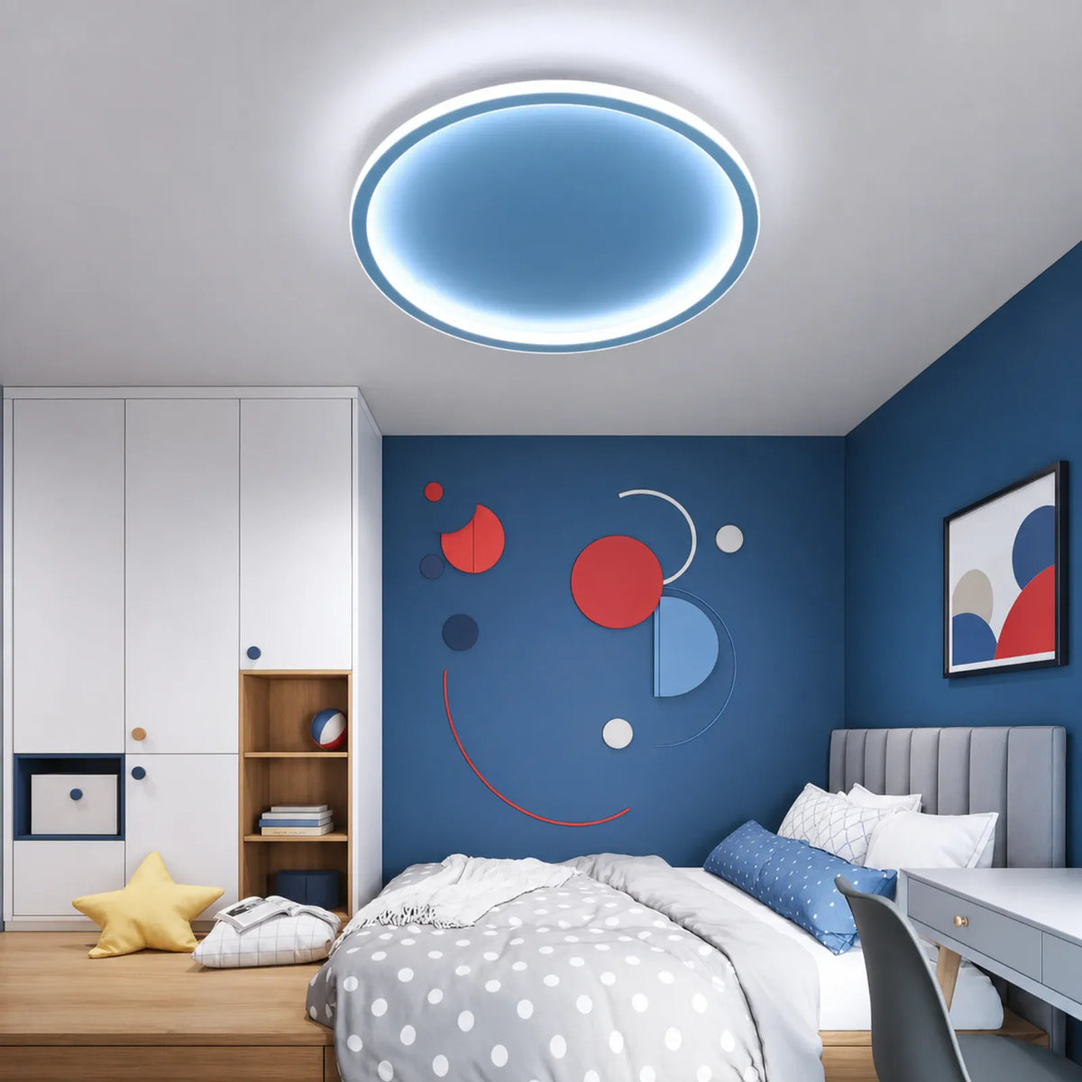 Oval Glow-Rim Ceiling Light
