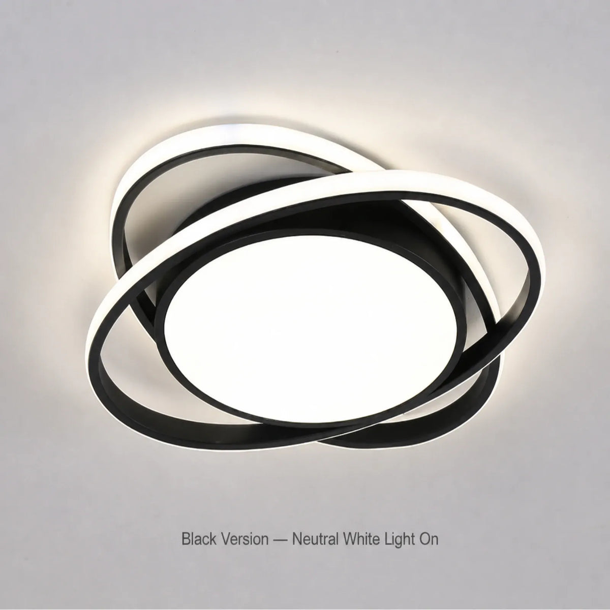 Interlocking Triple-Loop Ceiling Light
