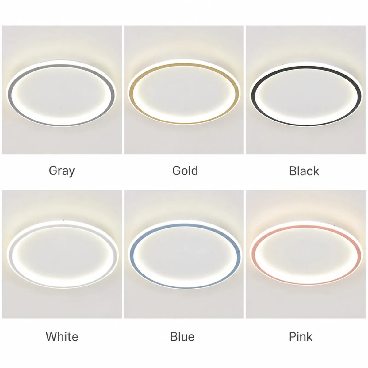 Halo-Edge Disc Ceiling Light