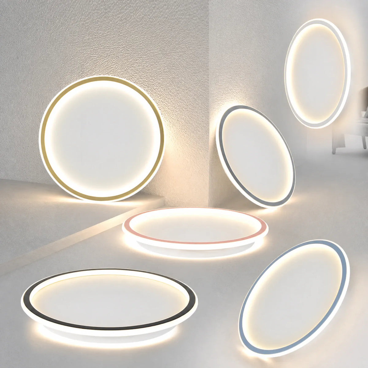Halo-Edge Disc Ceiling Light