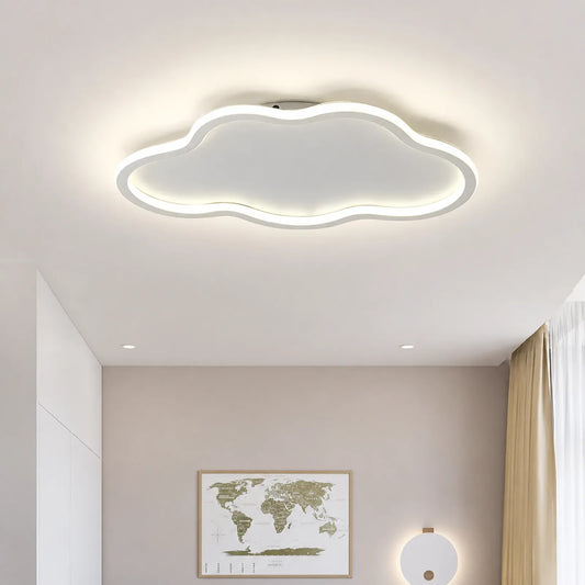 Wavy Cloud-Outline Ceiling Light