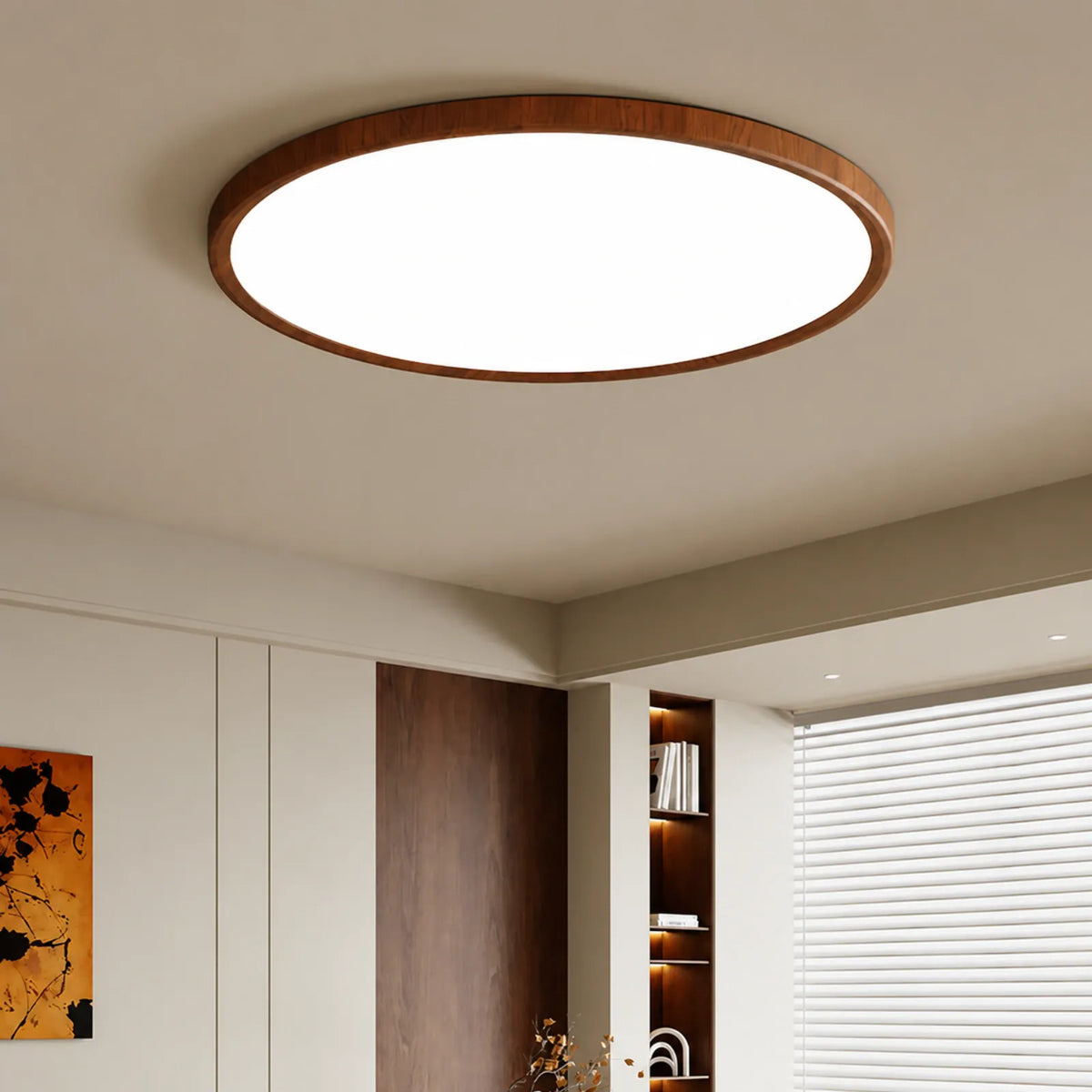 Trimmed Slim Disc Ceiling Light