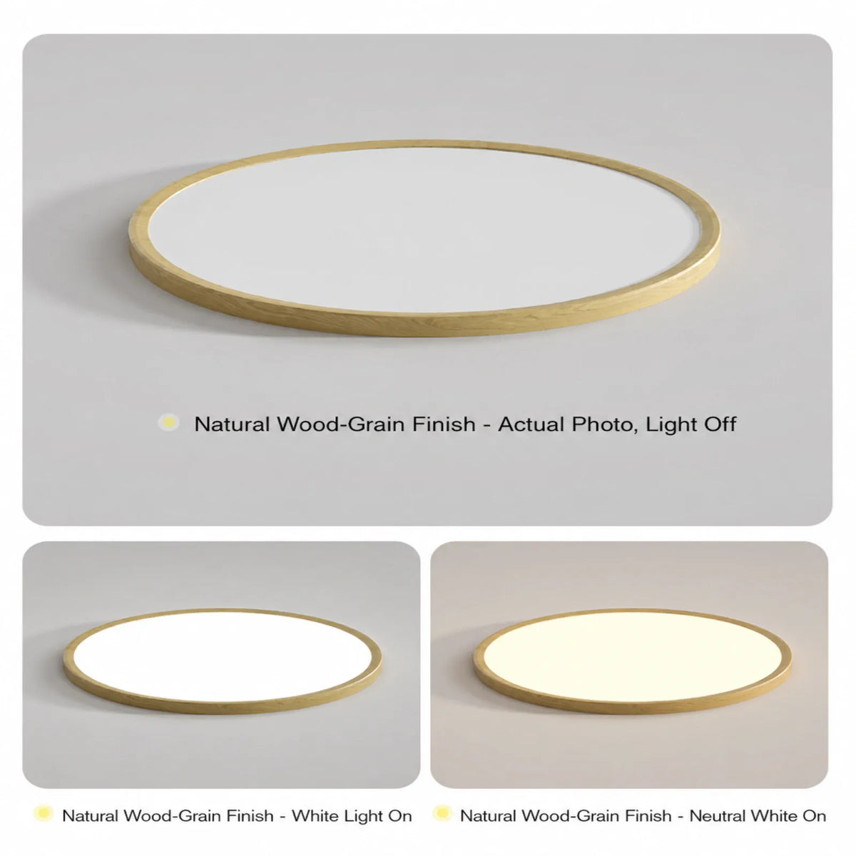 Pattern-Band Round Ceiling Light
