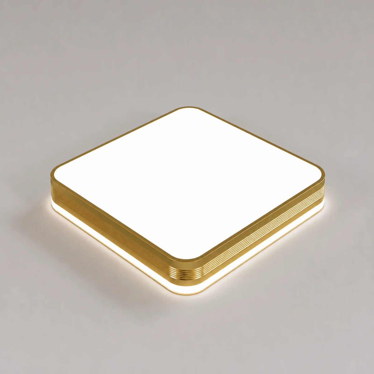 Dual-Edge Rounded Rectangle Ceiling Light