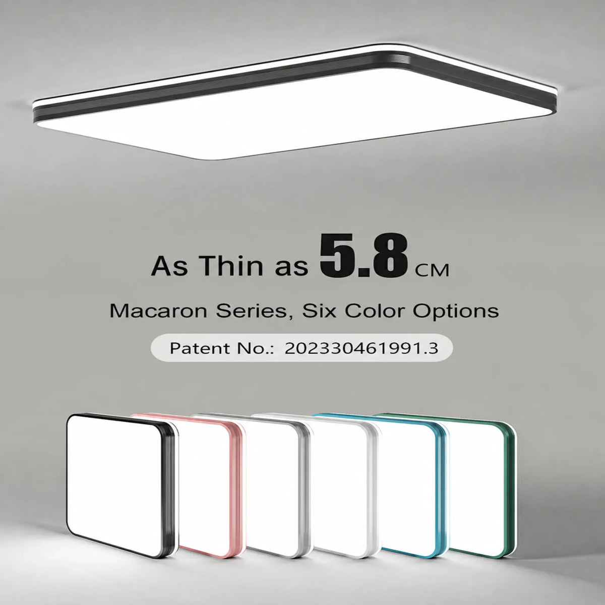 Perimeter-Glow Disc Ceiling Light