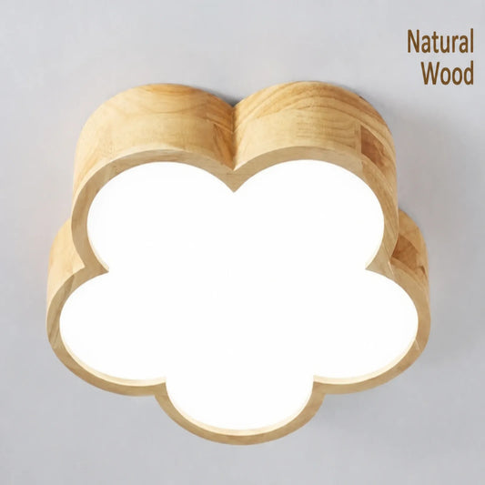 ZHQ-1079 Natural Wood Ceiling Light