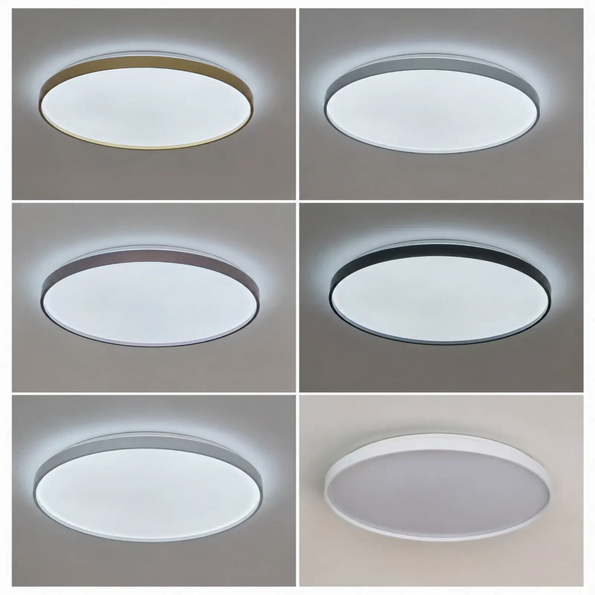Slim Halo-Edge Round Ceiling Light