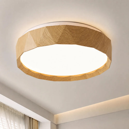 Segmented Pattern-Rim Ceiling Light