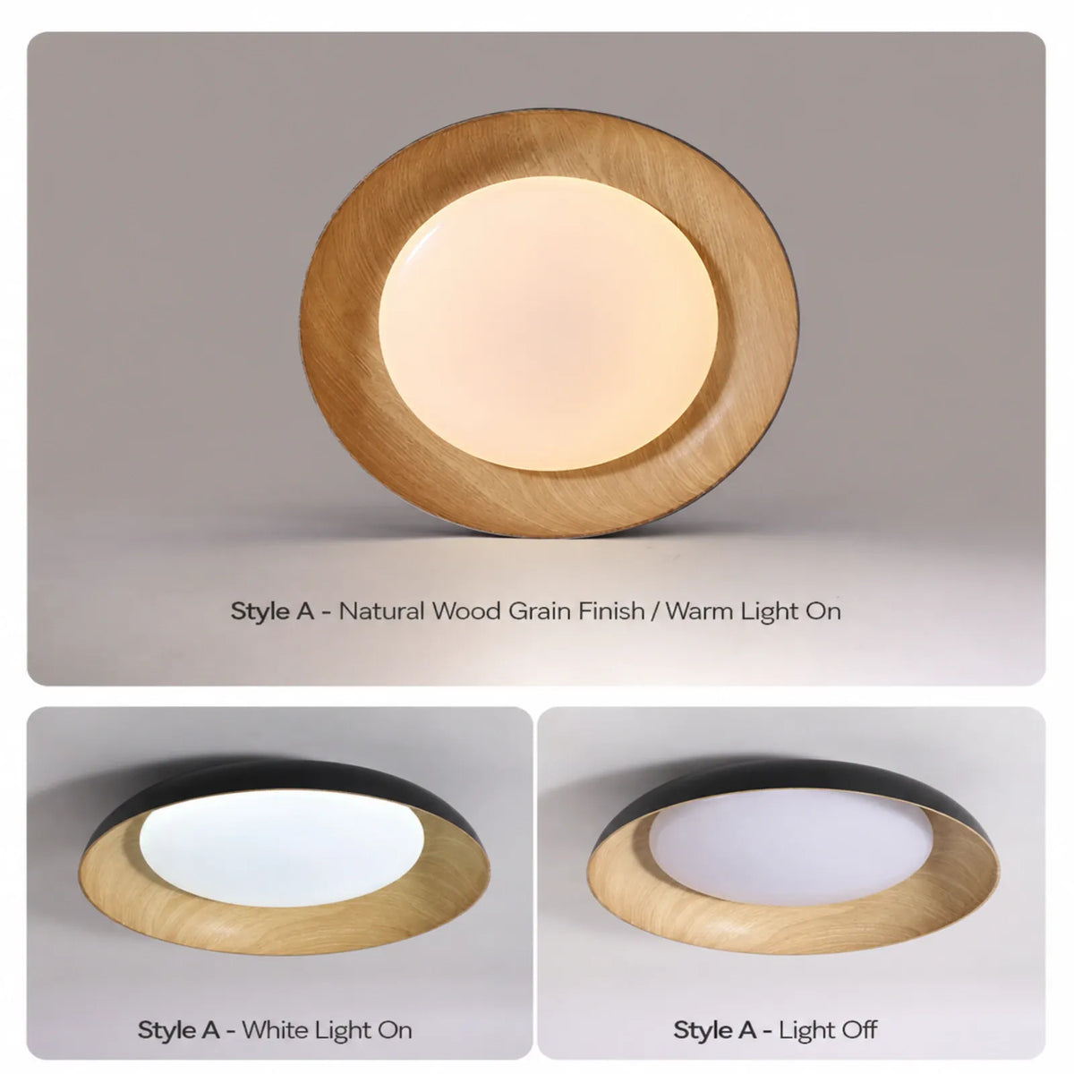 Wide Pattern Halo Ceiling Light