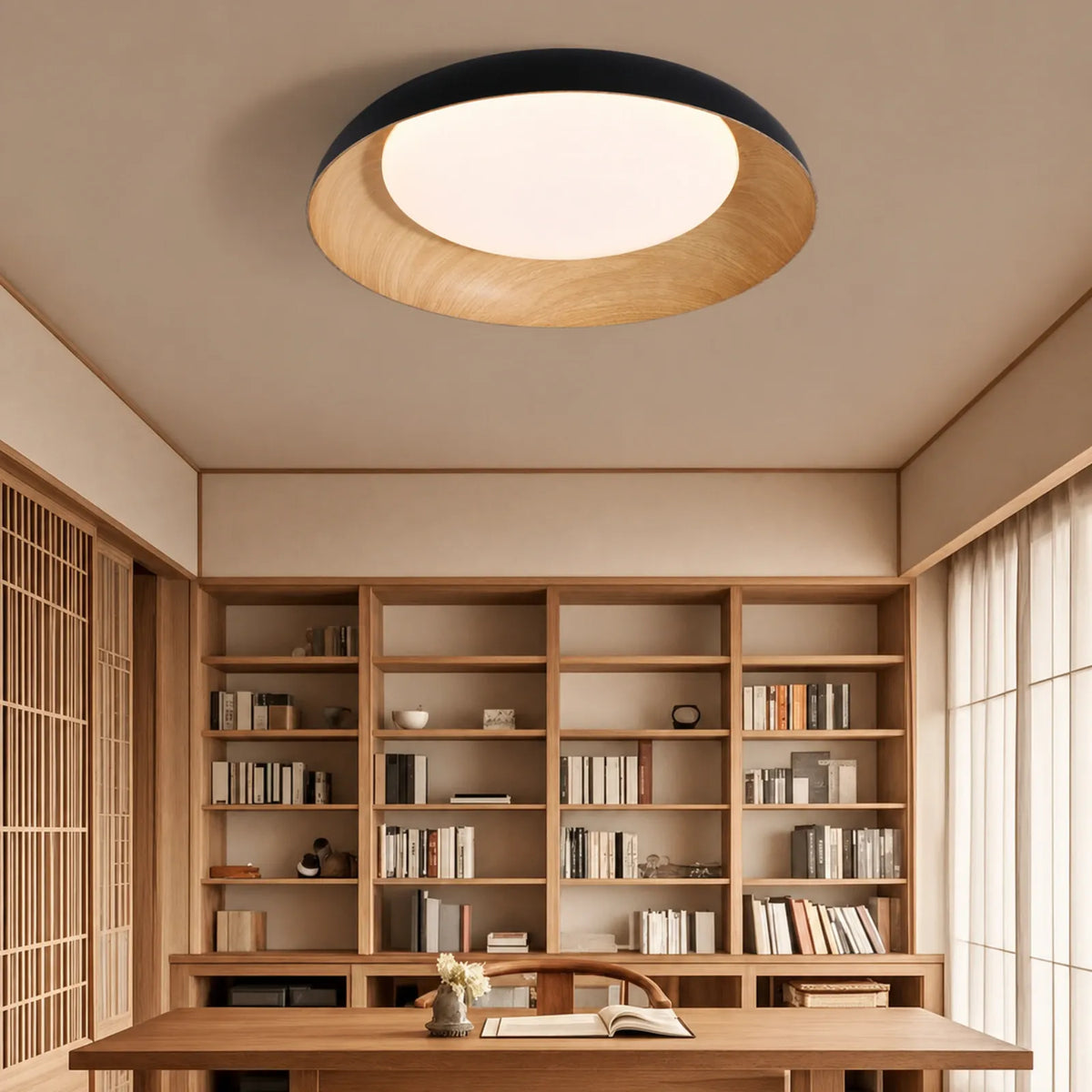Wide Pattern Halo Ceiling Light
