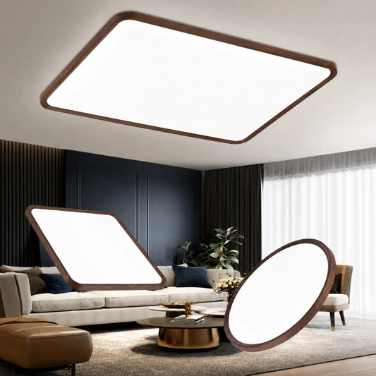 Pattern-Rim Slim Ceiling Light