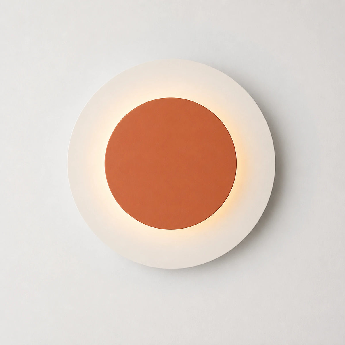 Round Disc Ambient Wall Sconce
