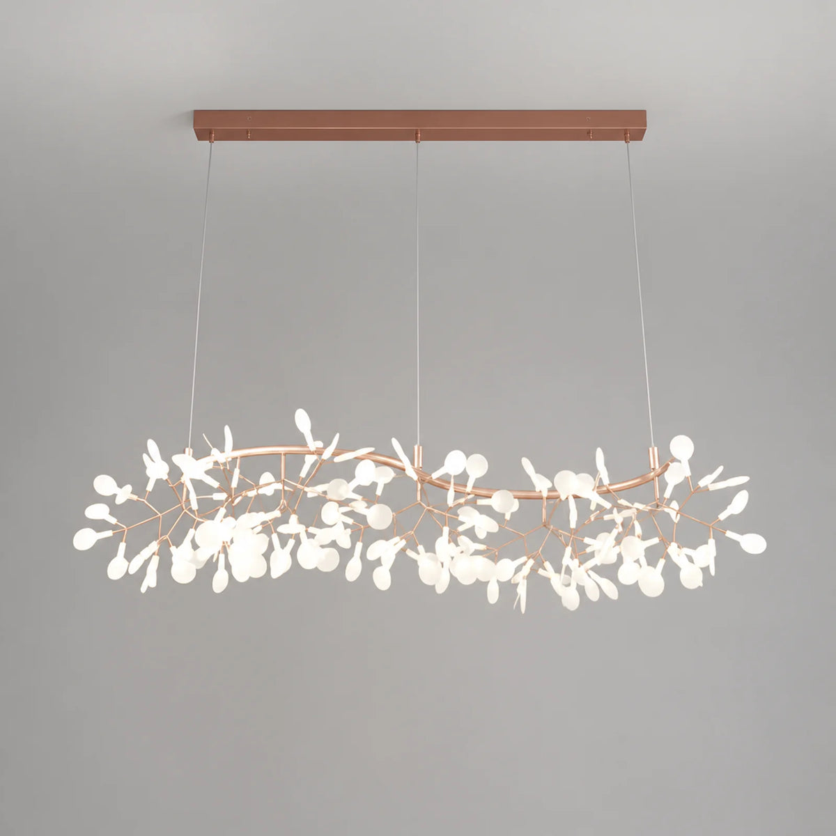 135-Head Rectangular Chandelier