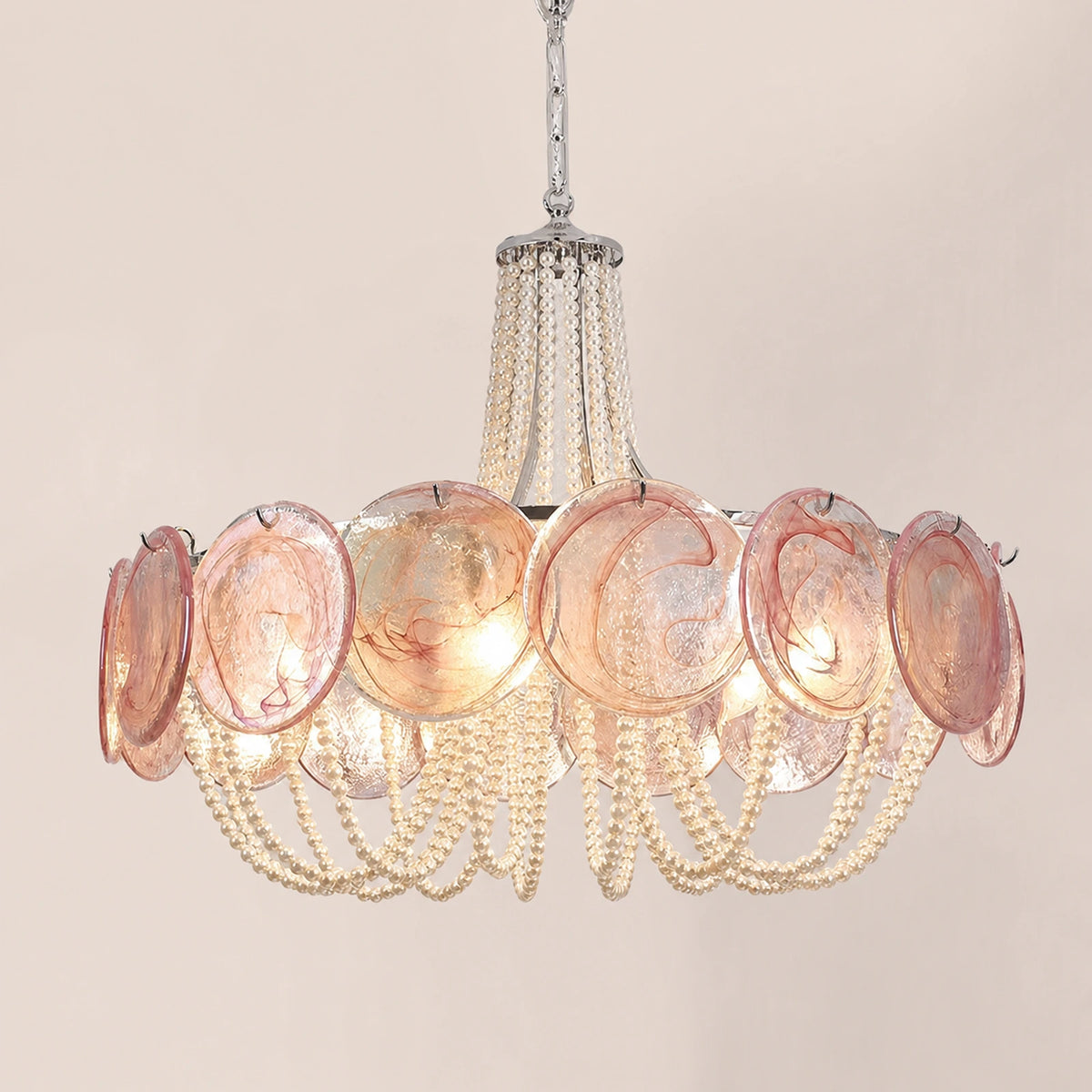 Multi-Light Glass Pendant Light