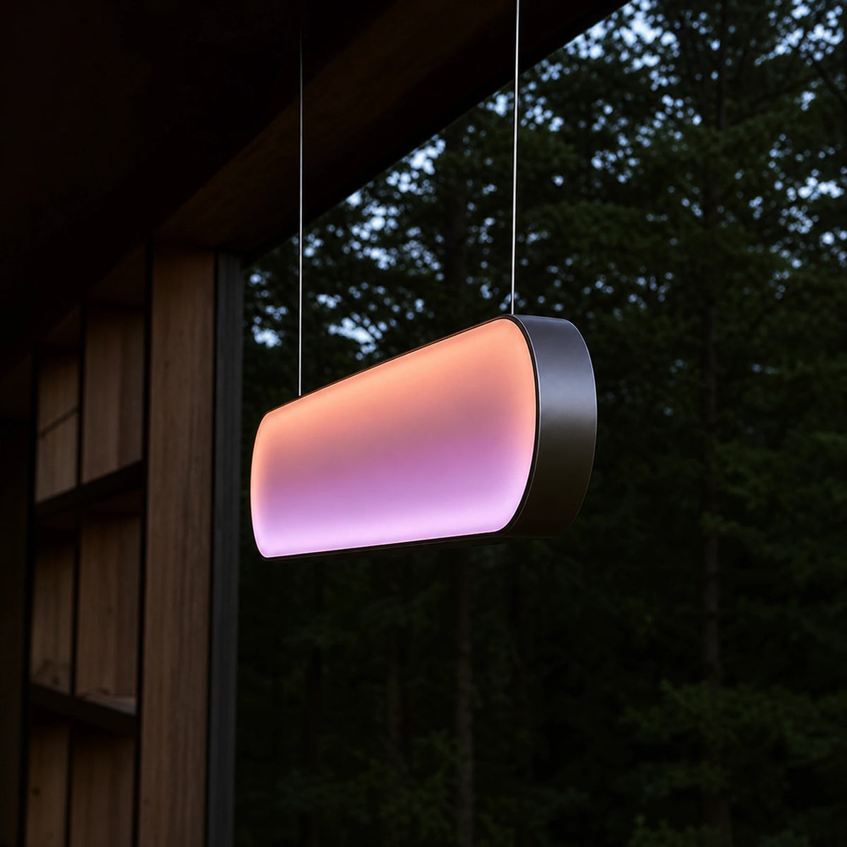 APP-Controlled RGB Linear Pendant Light