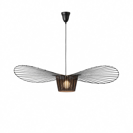 Straw Hat Pendant Light