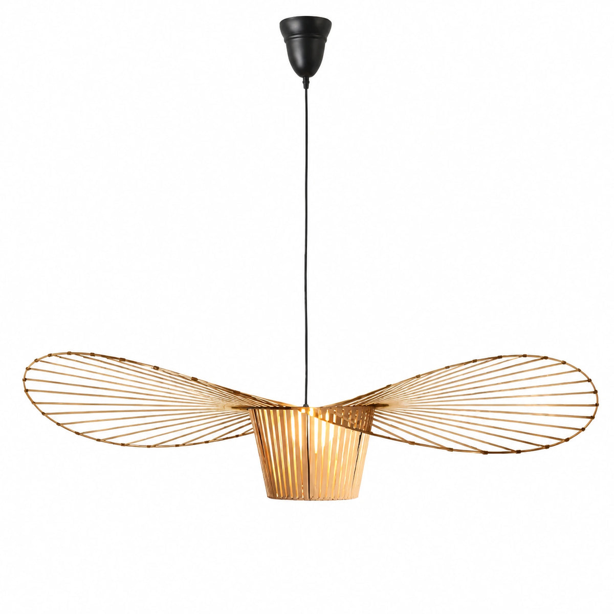 Straw Hat Pendant Light