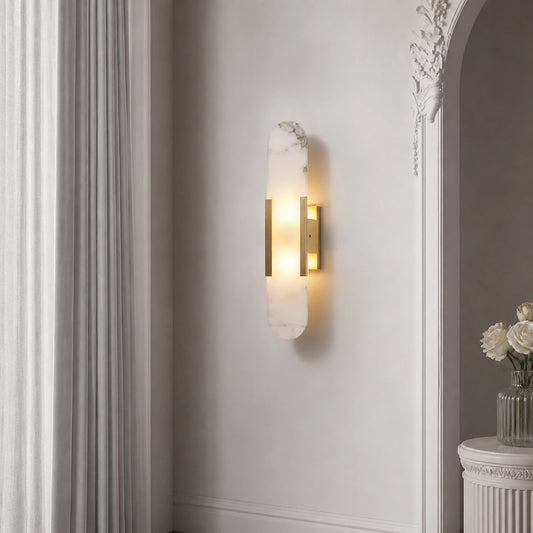 Slim Marble Wall Sconce