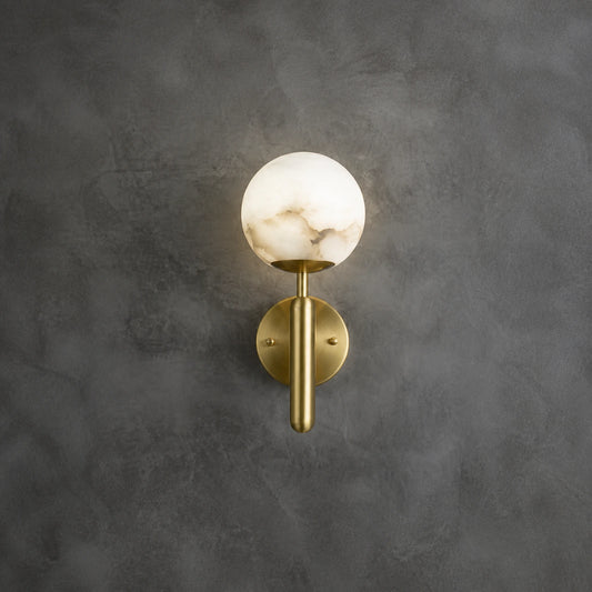 Globe Marble Wall Sconce
