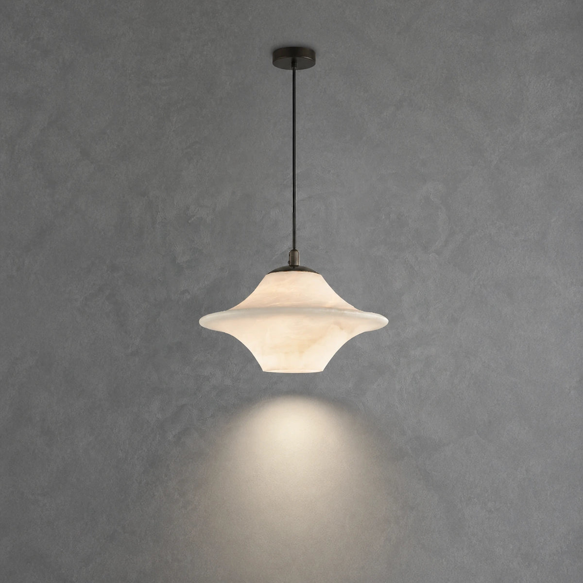 UFO Alabaster Pendant Light