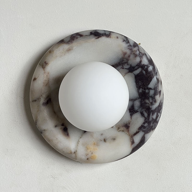 Bulgari Marbella Wall Sconce - Natural Marble Luxury Wall Light