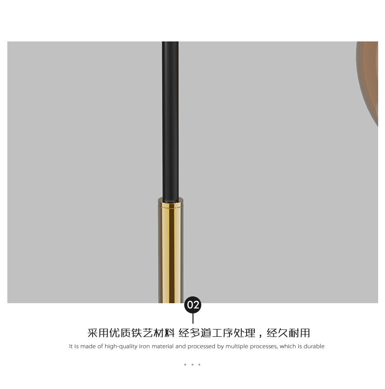 Luxury Vertical Reading Glass Floor Lamps