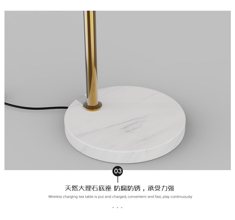 Luxury Vertical Reading Glass Floor Lamps