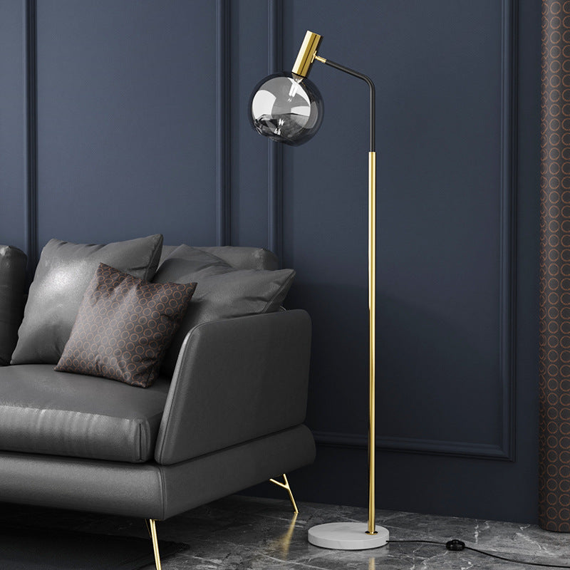 Luxury Vertical Reading Glass Floor Lamps