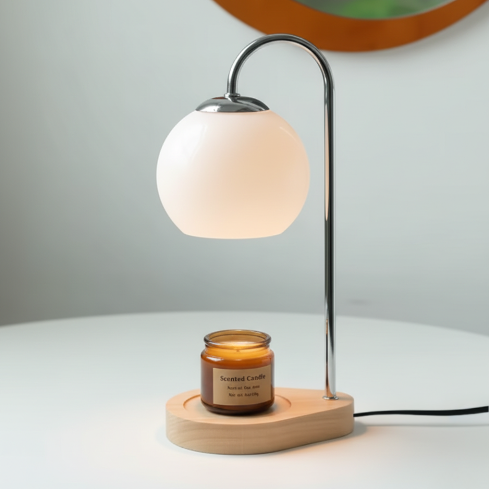 Nordic Candle Warmer Lamp - Elegant Wax Warmer for Cozy Ambience and Fragrance