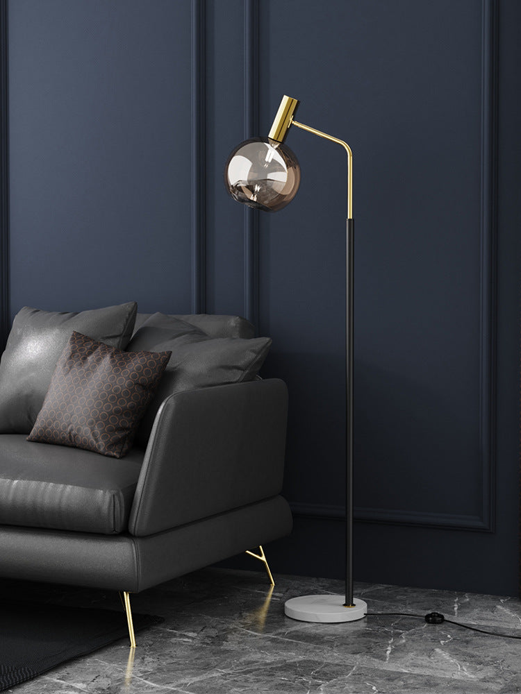 Luxury Vertical Reading Glass Floor Lamps