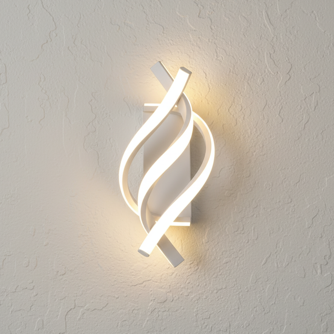 Modern Aluminum Wall Sconce - Minimalist LED Wall Lamp for Cozy Lighting