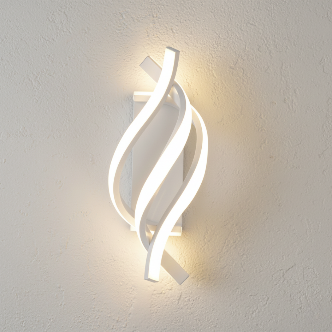 Modern Aluminum Wall Sconce - Minimalist LED Wall Lamp for Cozy Lighting