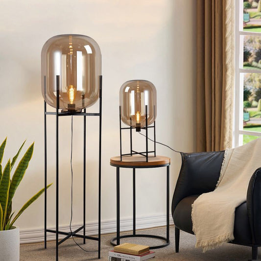 Villa Bubble Glass Ball Floor Lamp