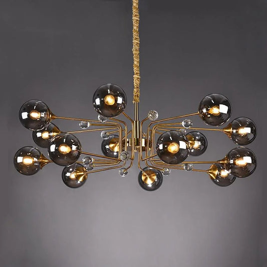 Light luxury molecular living room chandelier Nordic creative