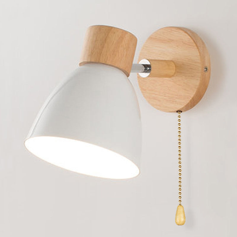 MACAROON – Nordic Wooden Wall Lamp – Adjustable Reading Light