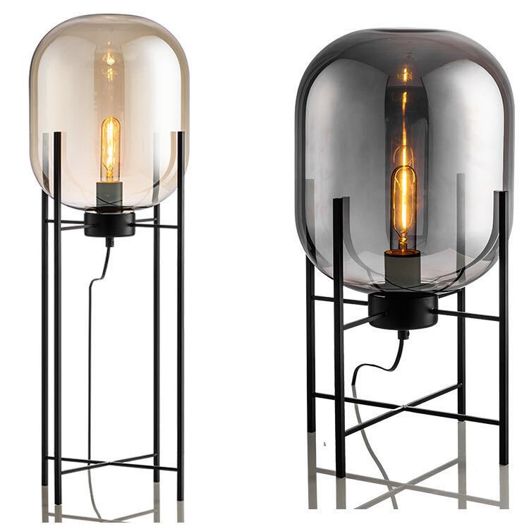 Villa Bubble Glass Ball Floor Lamp
