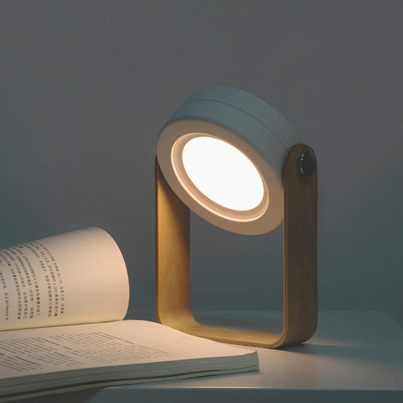 New LED lantern light, small night light, creative folding eye protection desk lamp, USB new unique home gift atmosphere lamp