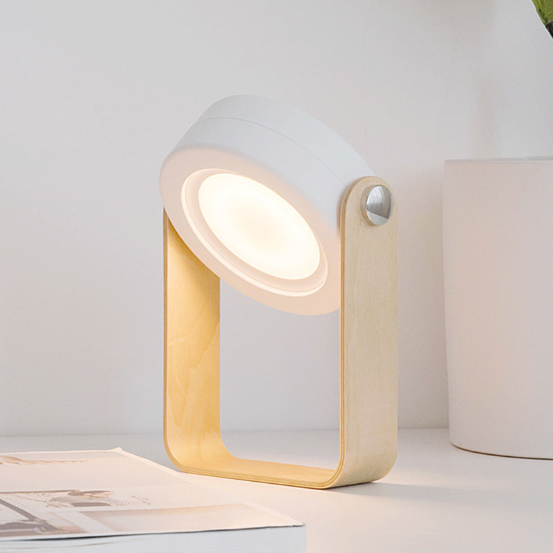 New LED lantern light, small night light, creative folding eye protection desk lamp, USB new unique home gift atmosphere lamp