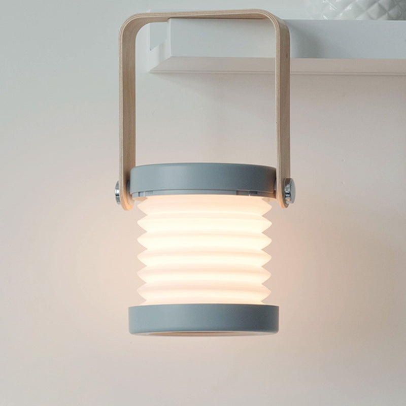 New LED lantern light, small night light, creative folding eye protection desk lamp, USB new unique home gift atmosphere lamp