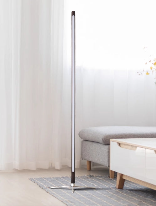Wooden Standing Floor Lamp LED Art Decor