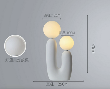 Simple desk lamp personality light luxury bedside lamp desk lamp