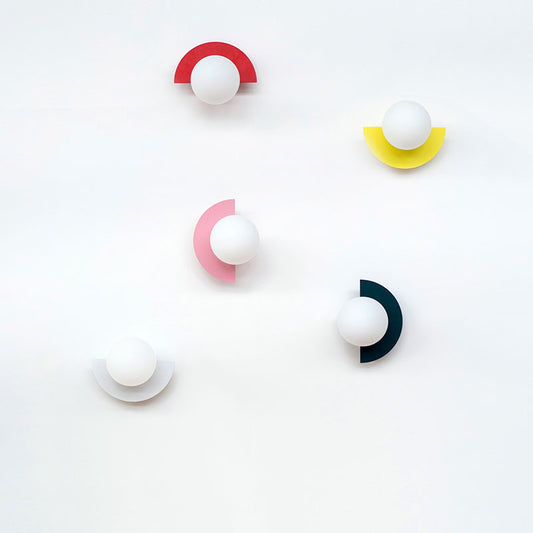 Minimalist Arc Colorful Nordic Wall Lamp Sconce Light Fixtures