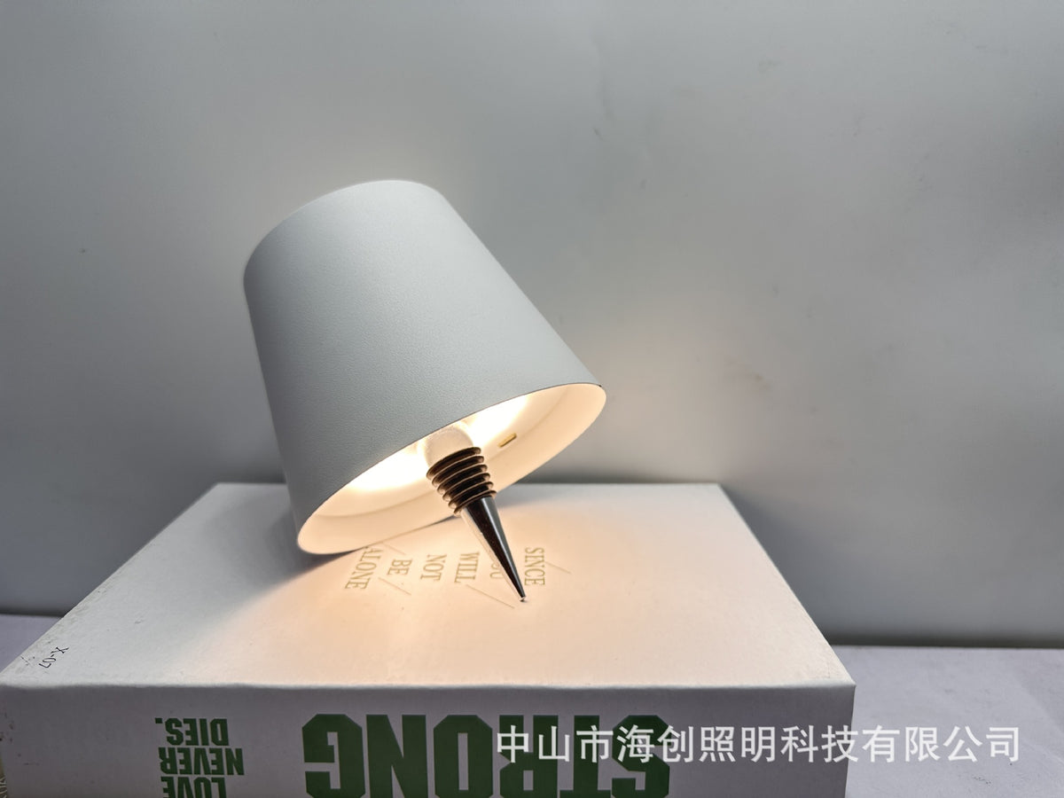 Led Wine Bottle Rechargeable Table Lamp Rgb Bar Embedded Atmosphere Light Restaurant Creative Night Light Wine Head Light Wine Bottle Stopper Light