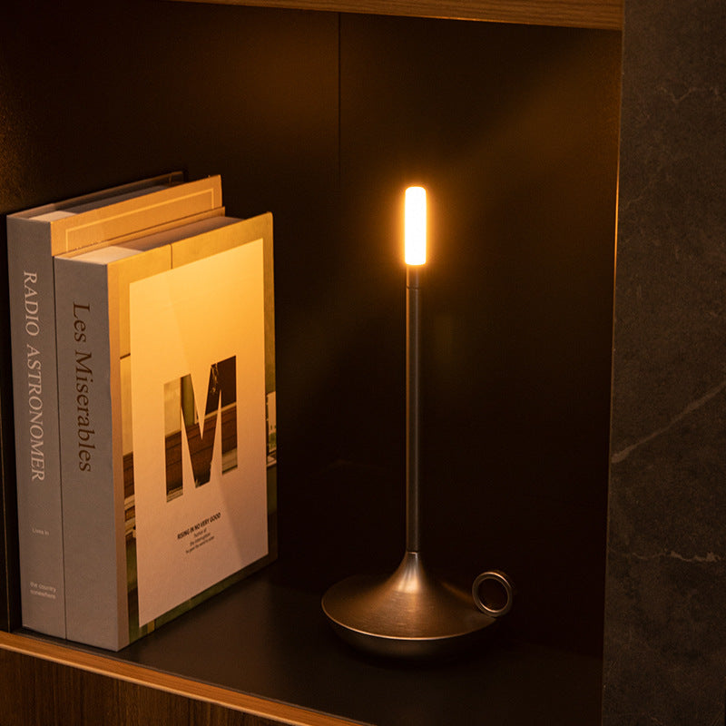 European-style luxury light luxury simple led rechargeable table lamp bedroom bedside touch atmosphere table lamp usb outdoor camping lamp