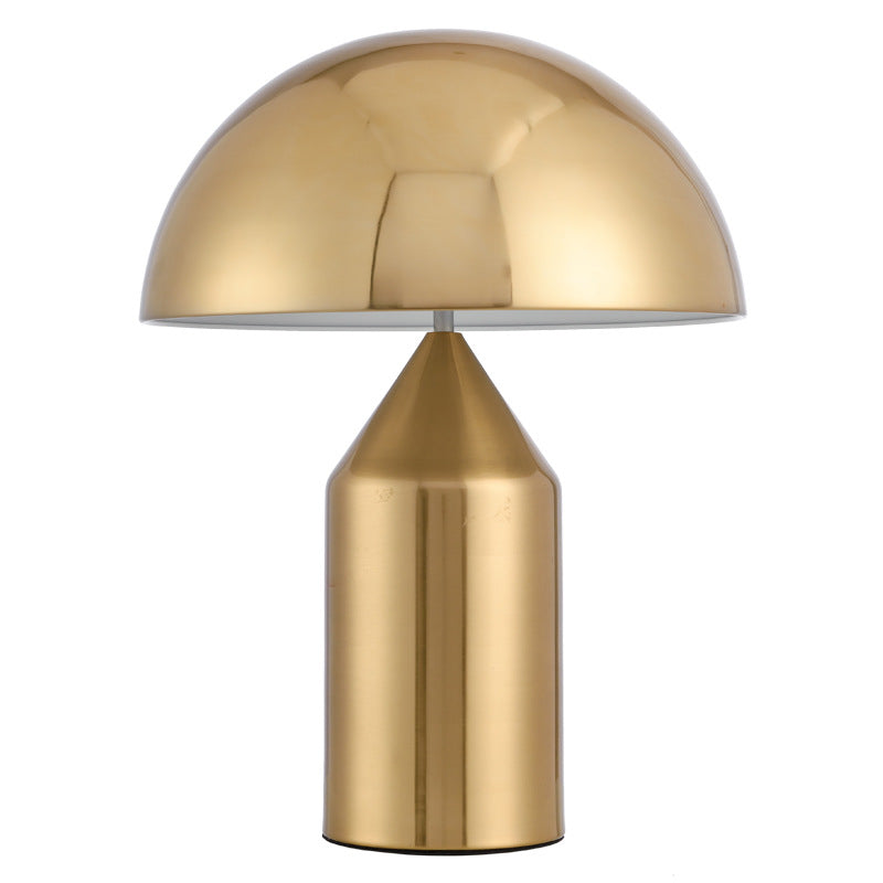 Modern Simple Metal Mushroom Table Lamp Nordic Light Luxury Designer Creative Distinctive Living Room Bedroom Study Bedside Lamp