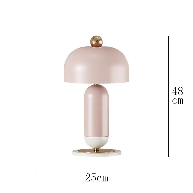 Nordic Simple Post-modern Light Luxury Table Lamp Designer Bedroom Bedside Lamp Advanced Sense Living Room Decorative Glass Creative