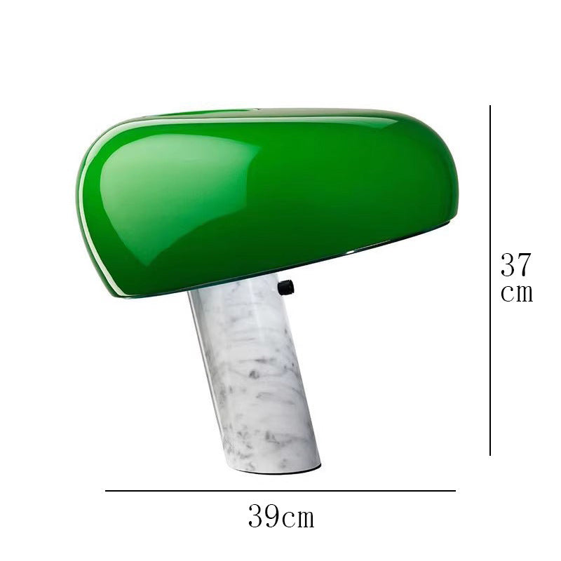 Nordic Simple Post-modern Light Luxury Table Lamp Designer Bedroom Bedside Lamp Advanced Sense Living Room Decorative Glass Creative
