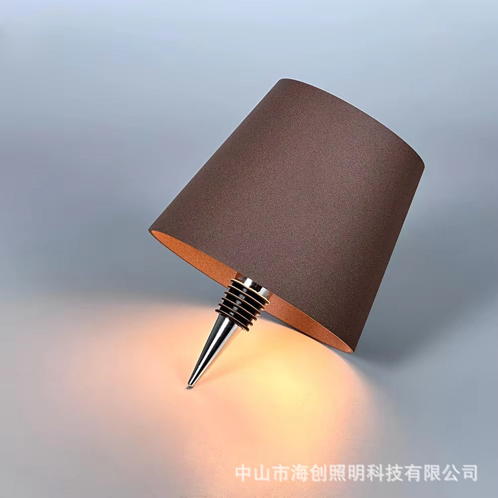 Led Wine Bottle Rechargeable Table Lamp Rgb Bar Embedded Atmosphere Light Restaurant Creative Night Light Wine Head Light Wine Bottle Stopper Light