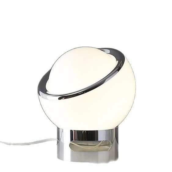 Cross-border Explosions Creative Bauhaus Style Bedroom Bedside Atmosphere Stainless Steel Table Lamp Light Luxury Gift Ornaments